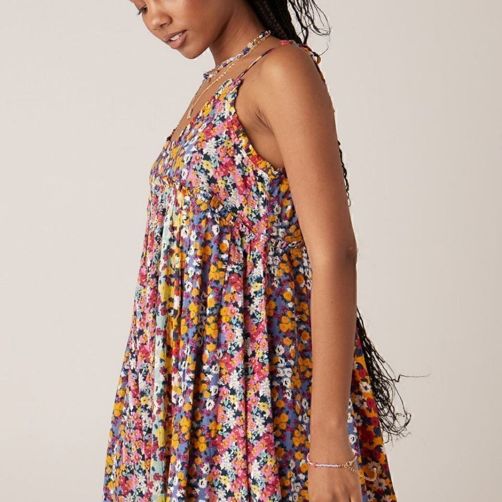 Patrons of Peace Floral Dress XS Coastal Cowgirl 90s Boho Romantic Gardencore - Picture 14 of 14